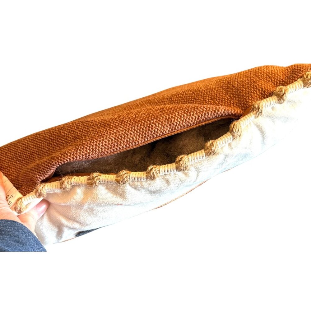 Grateful Fall Truck Pillow 20in x 15in Harvest Pumpkins Embroidered Autumn Decor - Picture 5 of 13